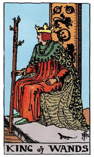 King of Wands (reversed)
