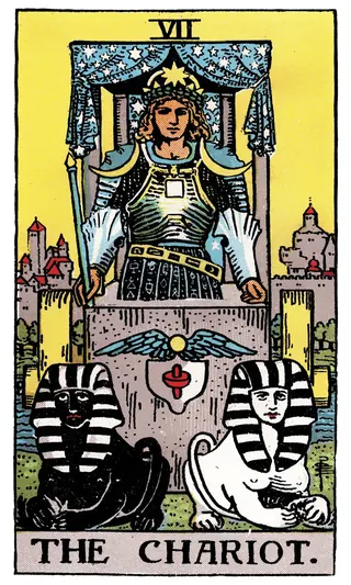 The Chariot tarot card